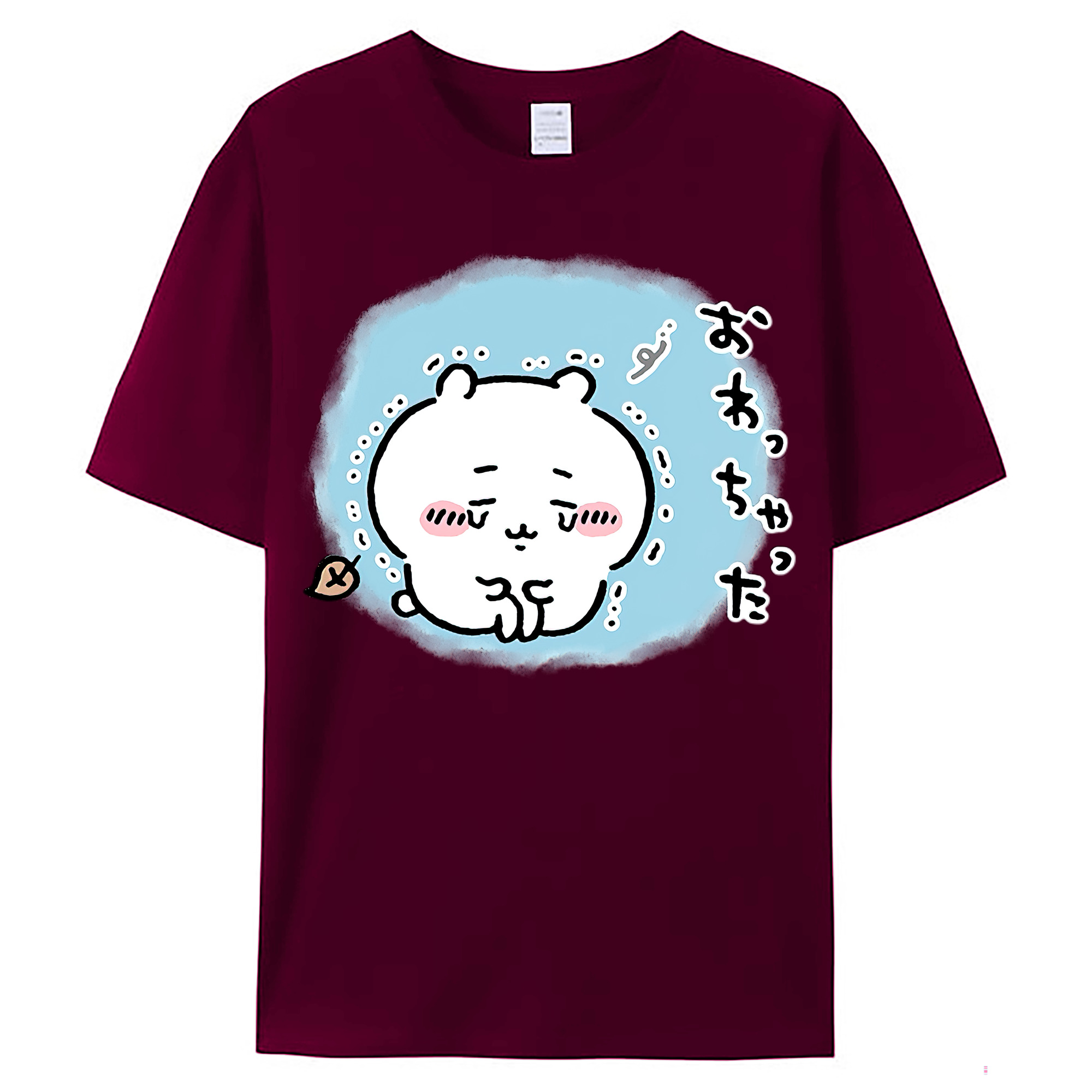 （画像用） ちいかわ ちいかわ Chii-kawa chiikawa レディースカジュアルプリントTシャツ（綿100％）